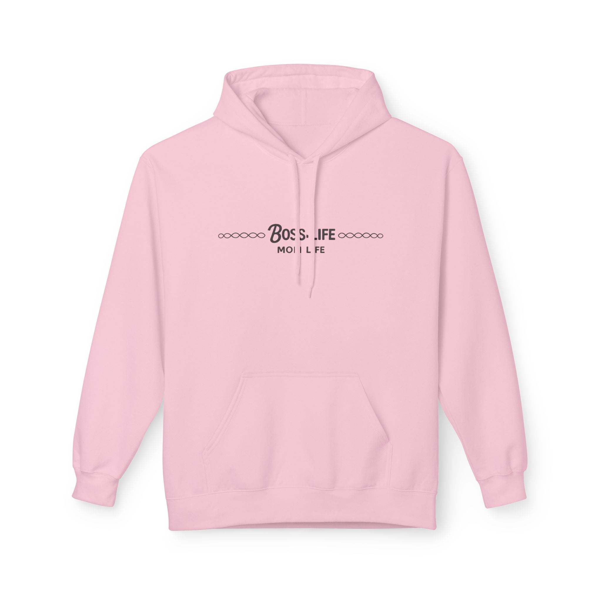 Boss Life Hoodie — Minimal 'Boss Life' Graphic Pullover