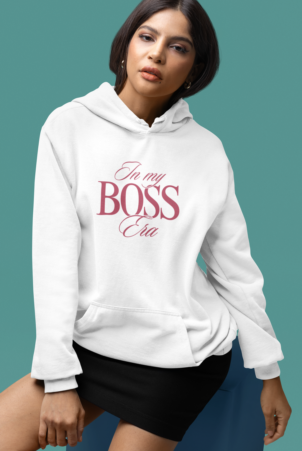 Boss Babe Hoodie — "I'm My Own Boss" Feminine Empowerment Pullover