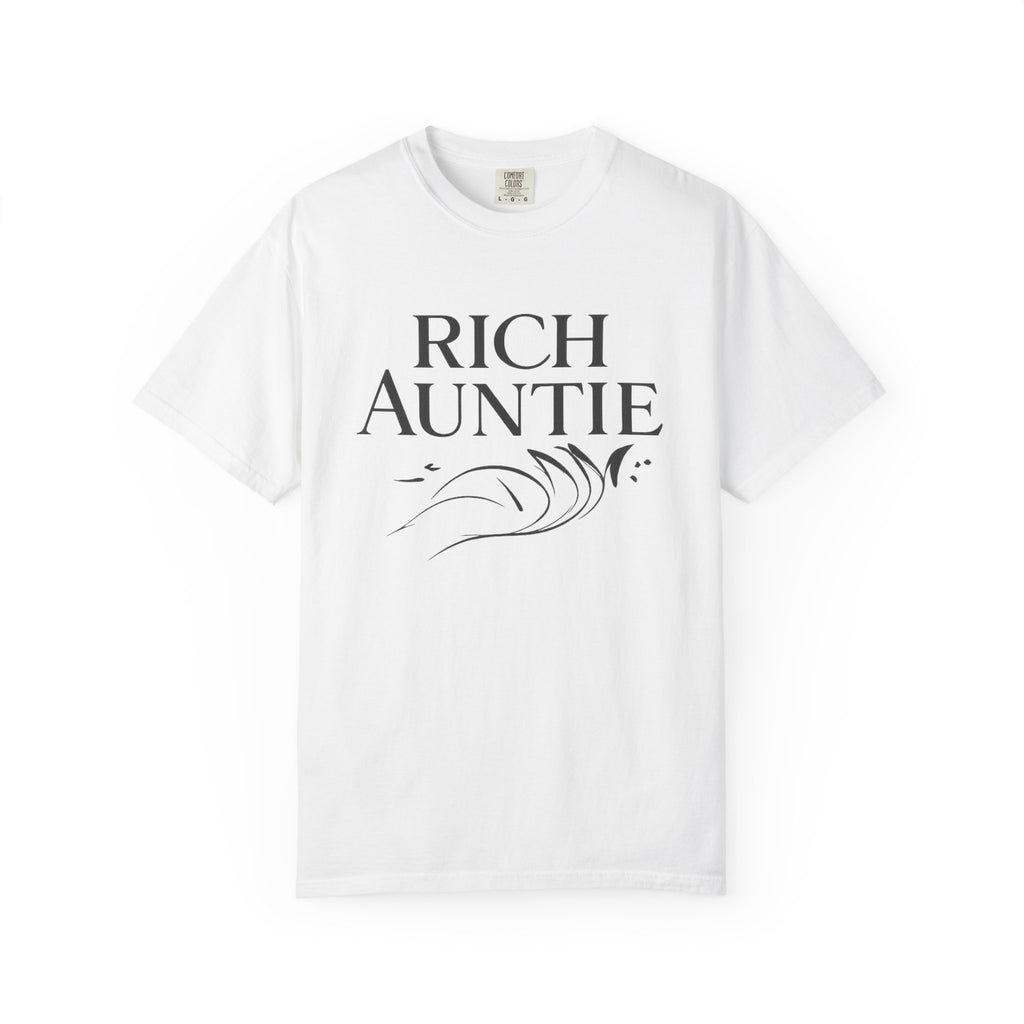 Rich Auntie T-Shirt — Graphic 'Rich Auntie' Tee for Stylish Women & Gift