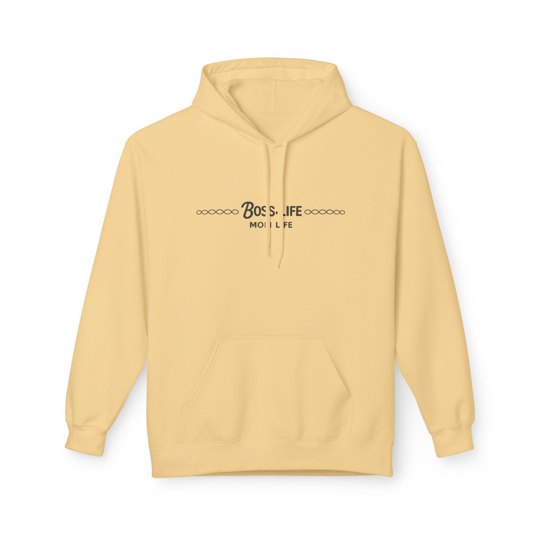 Boss Life Hoodie — Minimal 'Boss Life' Graphic Pullover