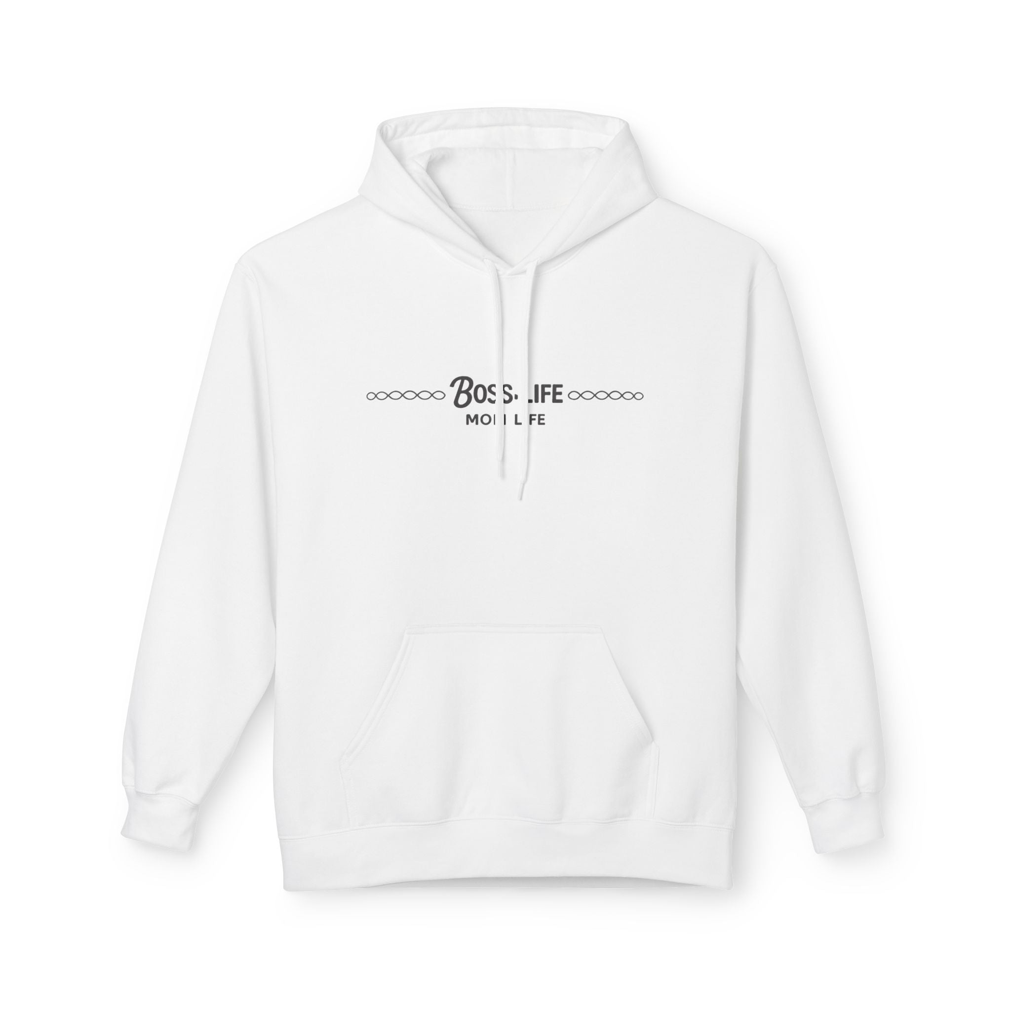 Boss Life Hoodie — Minimal 'Boss Life' Graphic Pullover