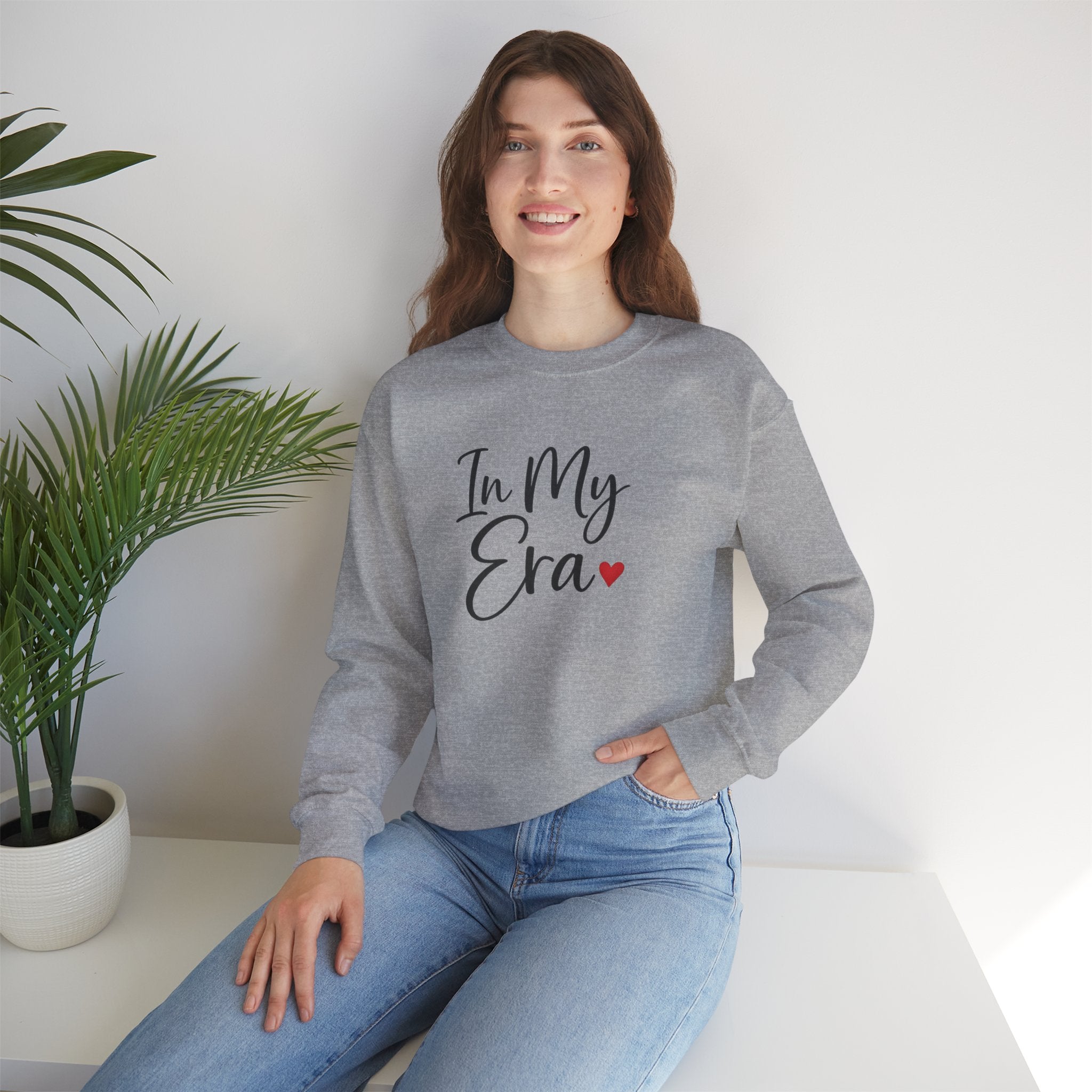 In My Era Sweatshirt — Script Heart Crewneck