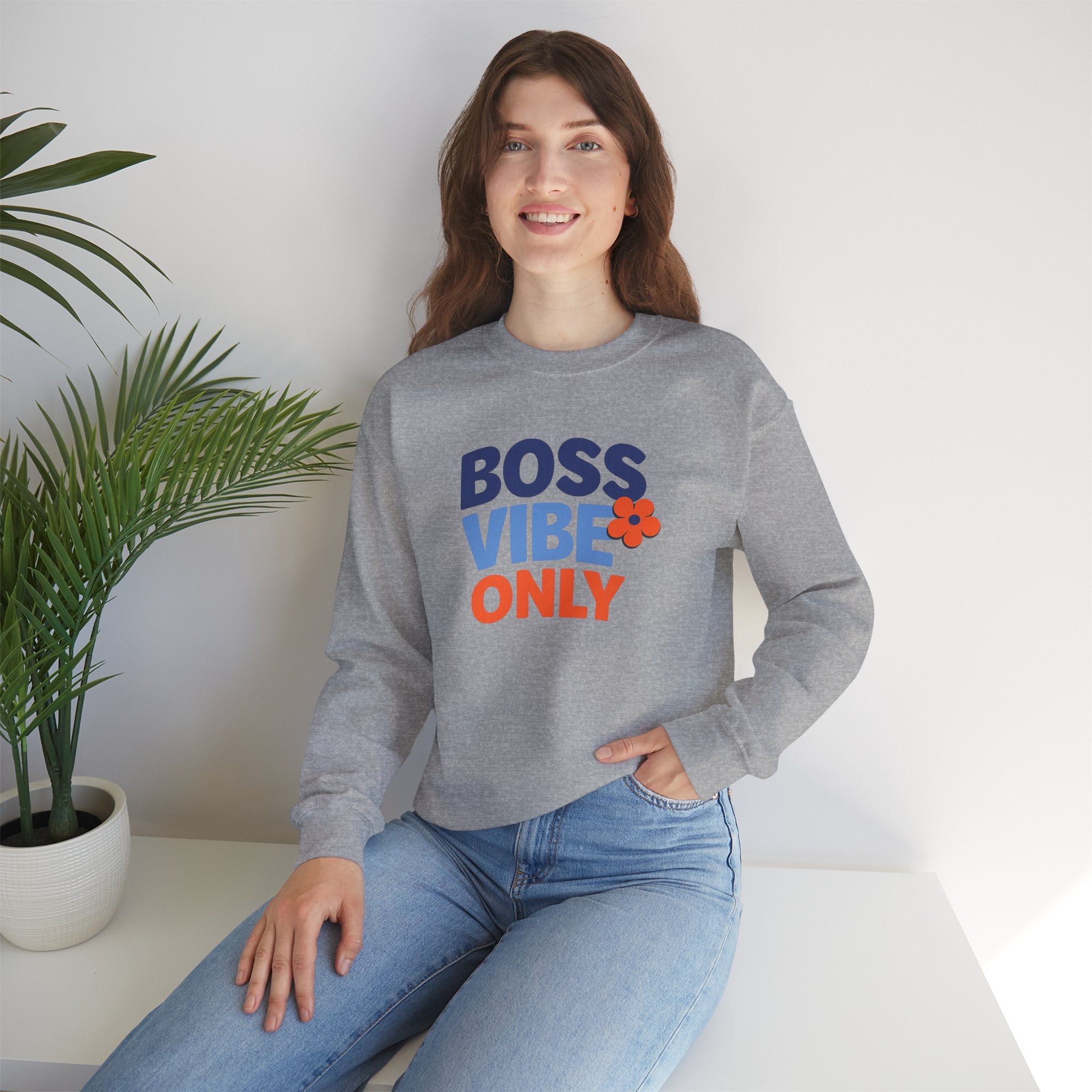 Boss Vibe Only Crewneck Sweatshirt