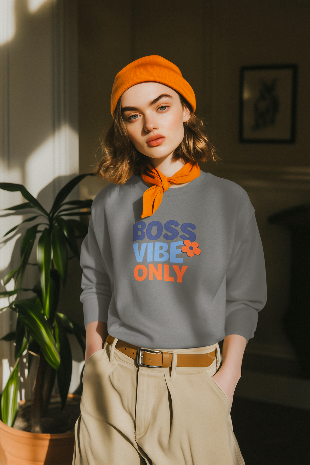 Boss Vibe Only Crewneck Sweatshirt