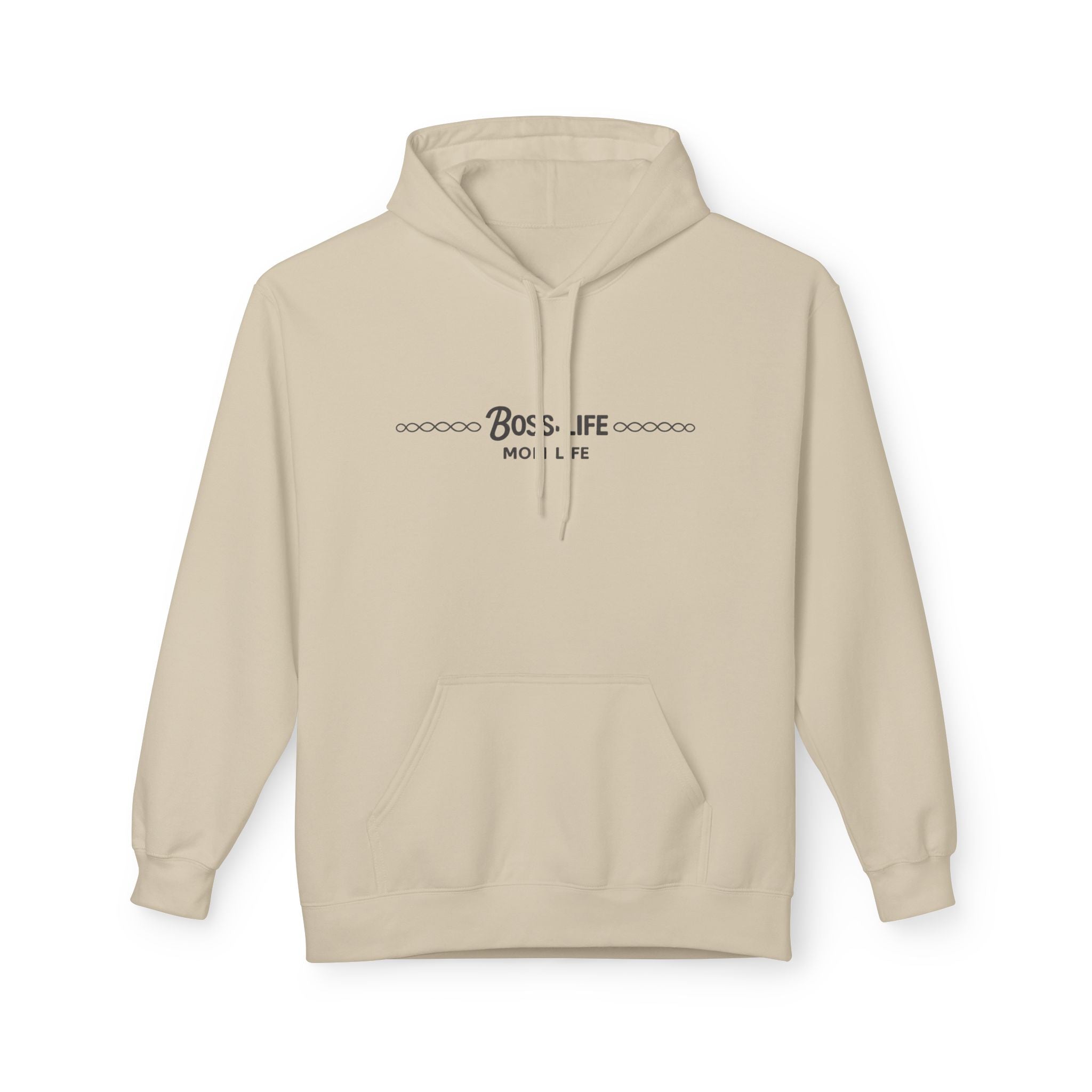 Boss Life Hoodie — Minimal 'Boss Life' Graphic Pullover