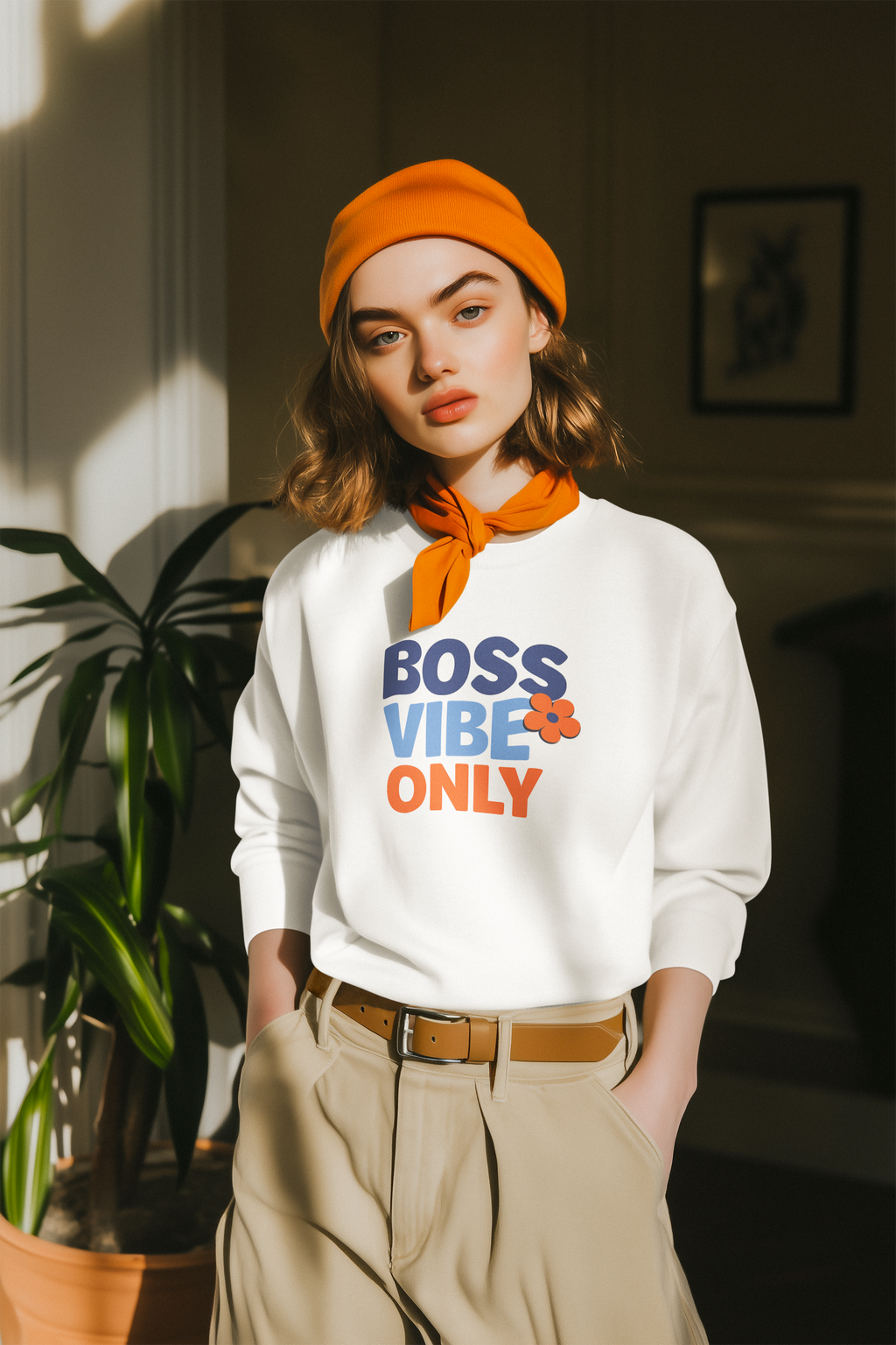 Boss Vibe Only Crewneck Sweatshirt