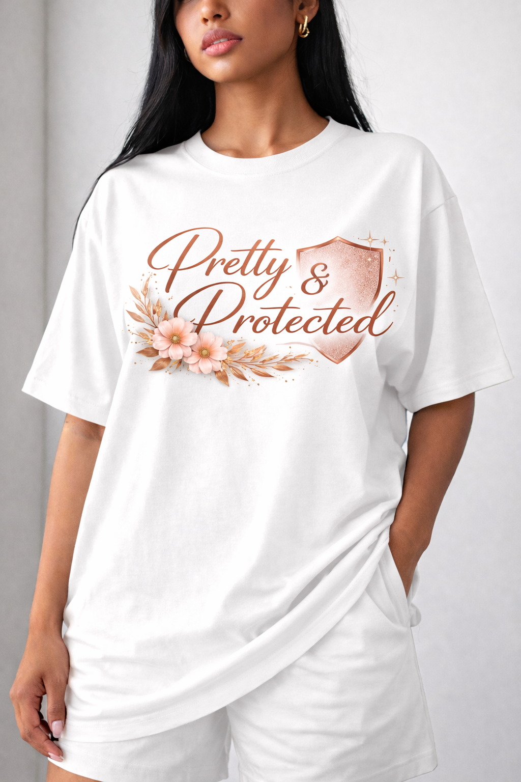 Pretty & Protected Floral T-Shirt