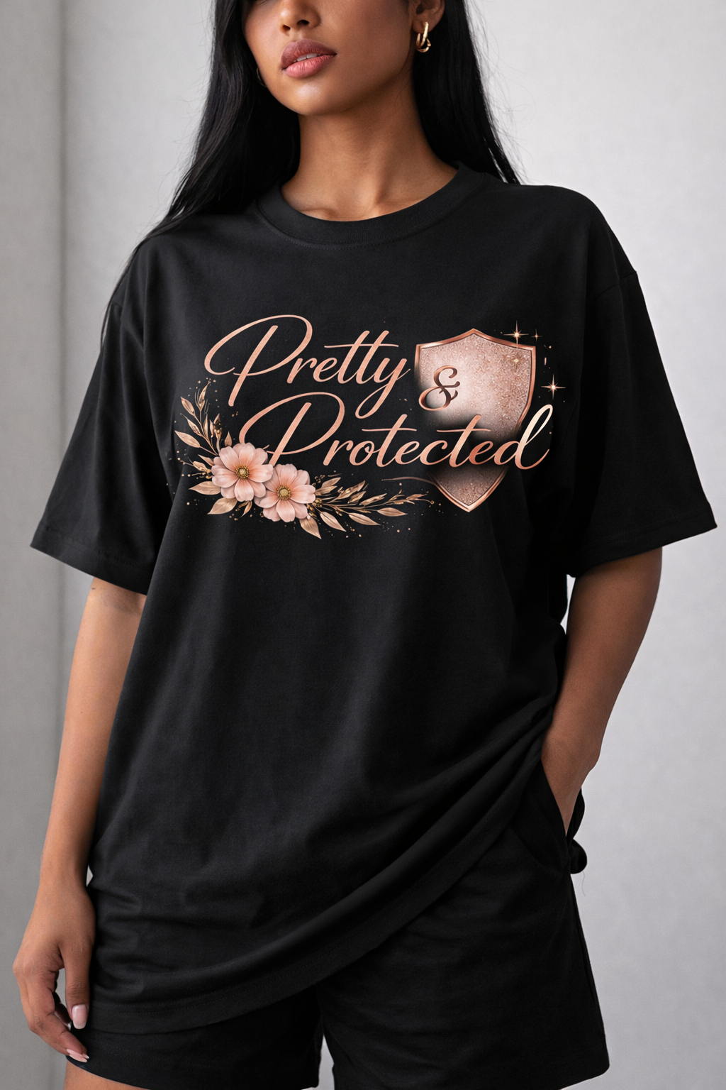 Pretty & Protected Floral T-Shirt