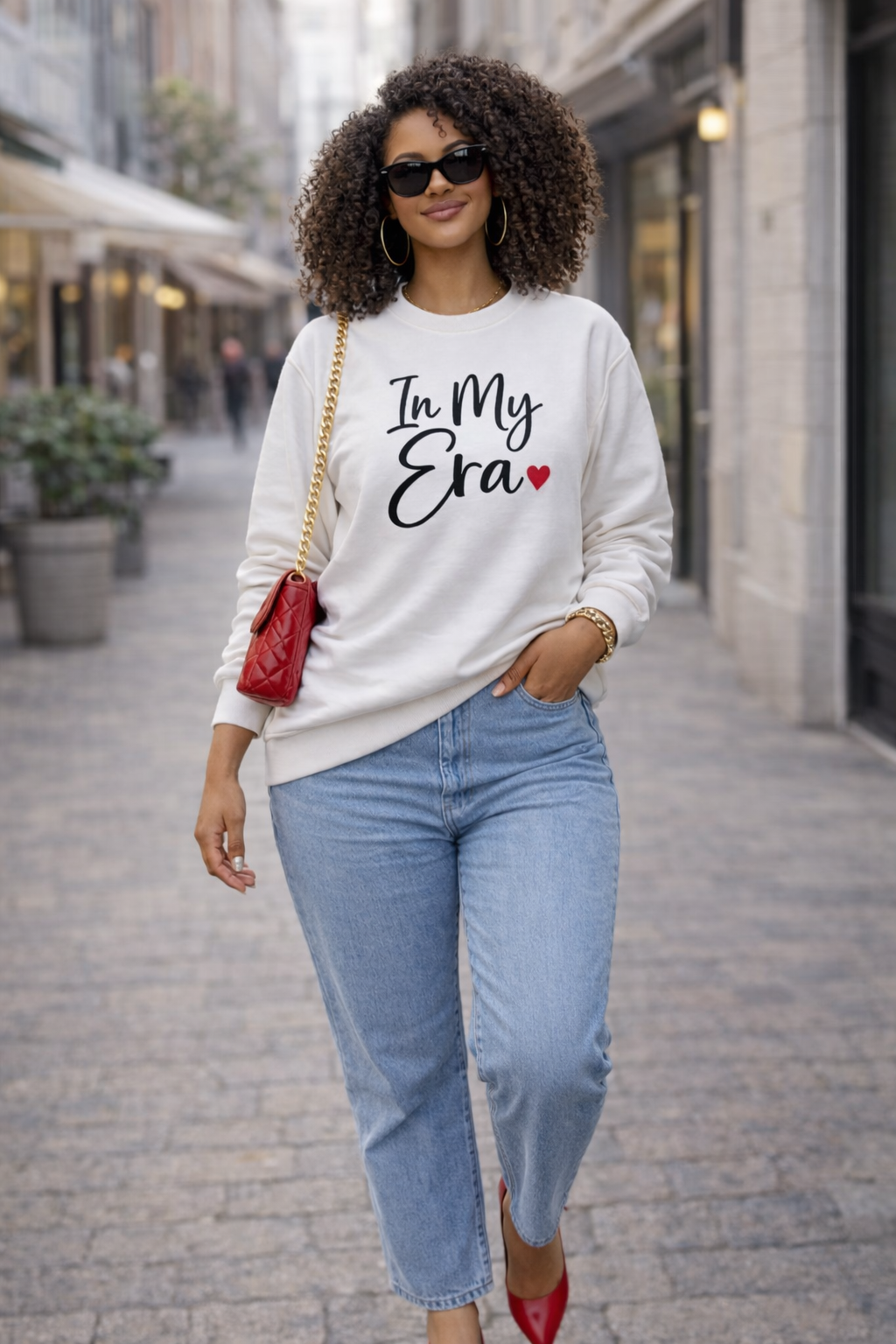 In My Era Sweatshirt — Script Heart Crewneck
