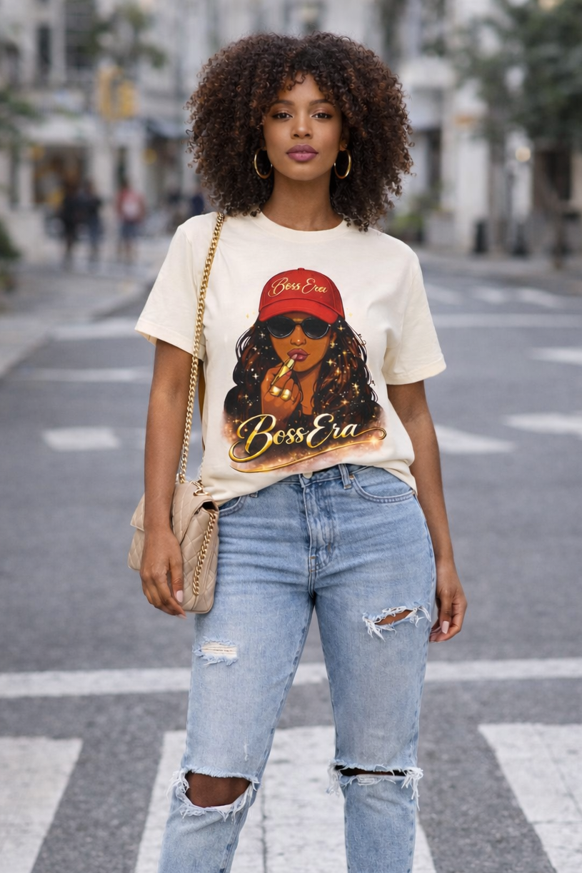 Boss Era T-Shirt — Women’s Lipstick Graphic Tee